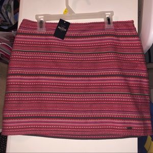 Hollister tight patterned skirt